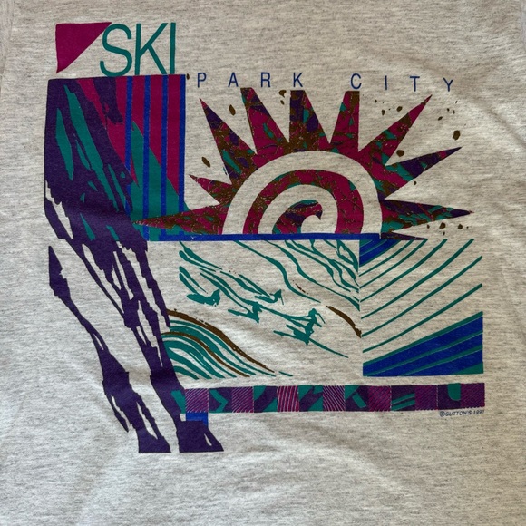 Vintage 90’s Ski Park City Tee - Picture 6 of 8